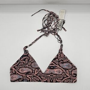 NWT Gypsy 05 swim Bikini top Neapolitan reversible size small